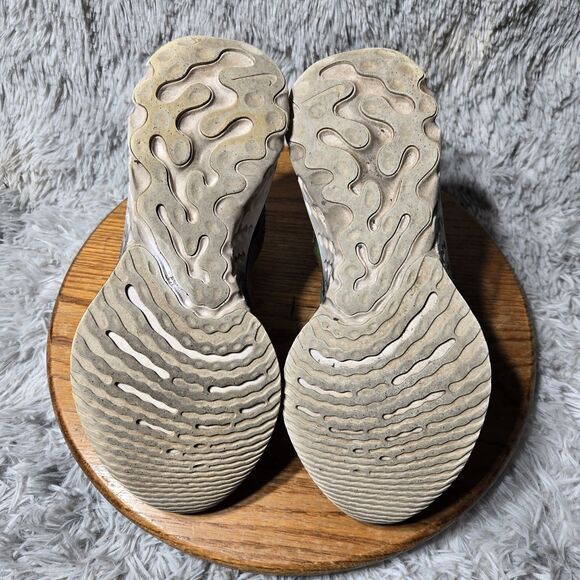 Nike React Infinity Run Flyknit 3 Womens 11 Premium Black Zebra Iridescent Shoes - Picture 6 of 11